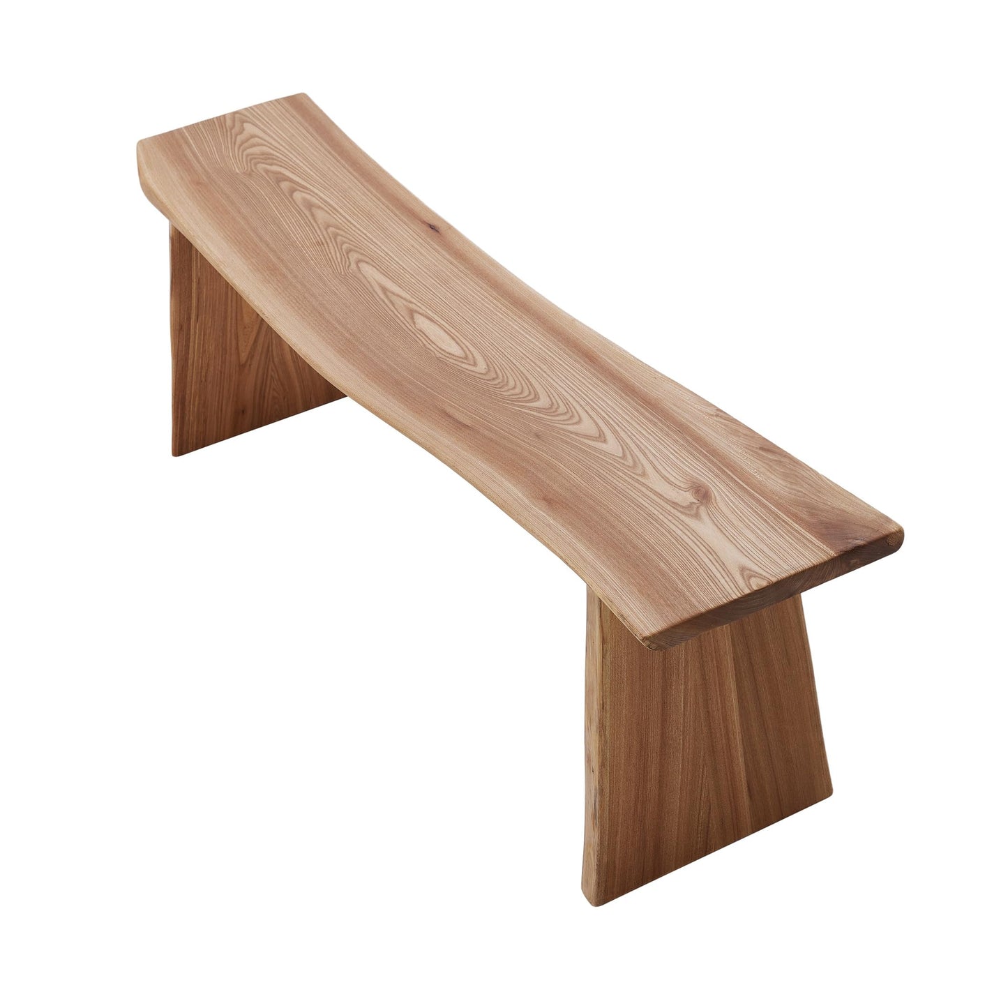 BALANBO Elm Wood Dining Bench Bedroom BenchesIn Footrest Stool Accent Bench for Entryway Dining Room Living Room Bedroom End of Bed Long 47.6IN