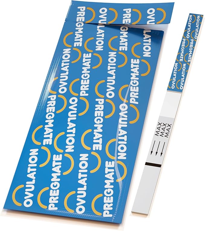 Pregmate 50 Ovulation Test Strips with Numerical LH Result Quantitative Predictor Kit (50 Count)