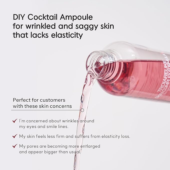 TROIAREUKE H+ Cocktail Ampoule Toner (2.37 Fl. Oz., Red)