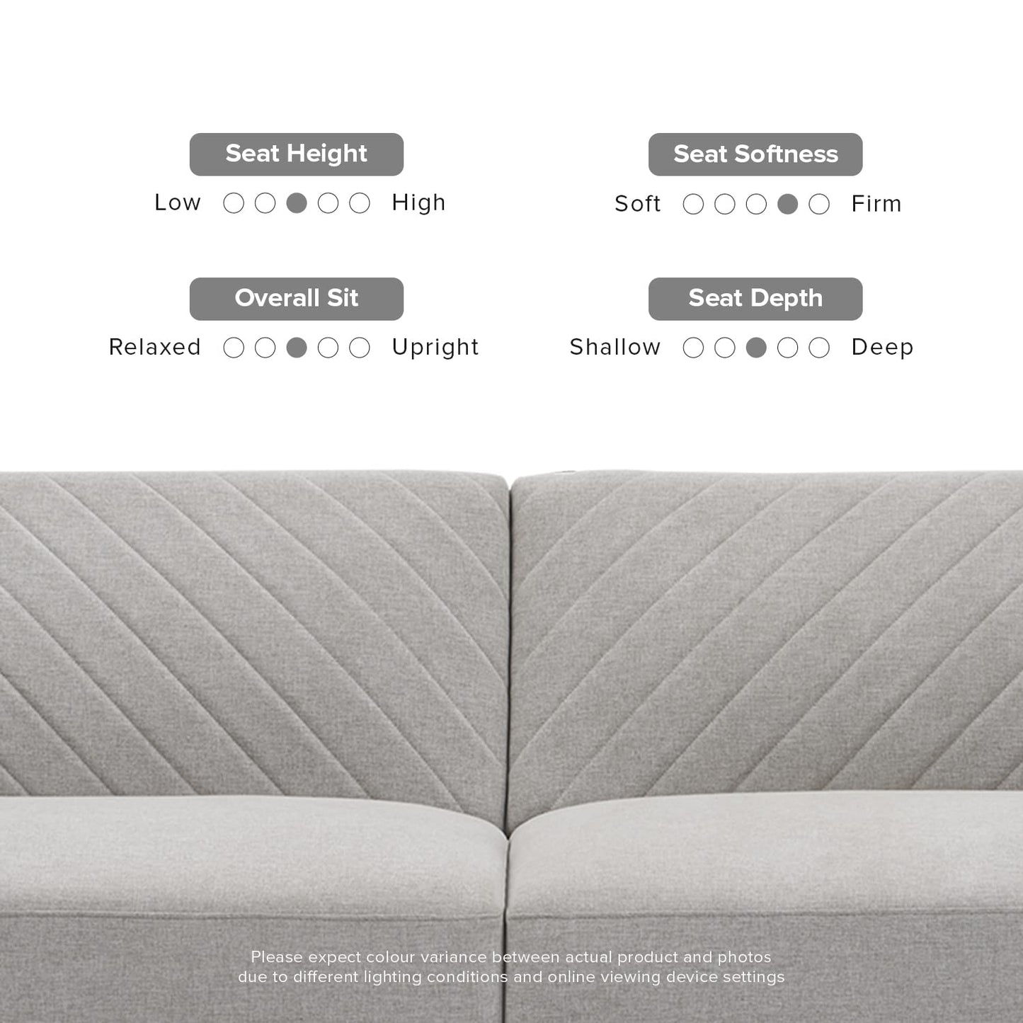 mopio 76.8" Futon Sofa Bed, Small Couch, Sleeper, Loveseat, Mid Century Modern Futon Couch, Sofa Cama, Couches for Living Room (Light Gray Fabric)