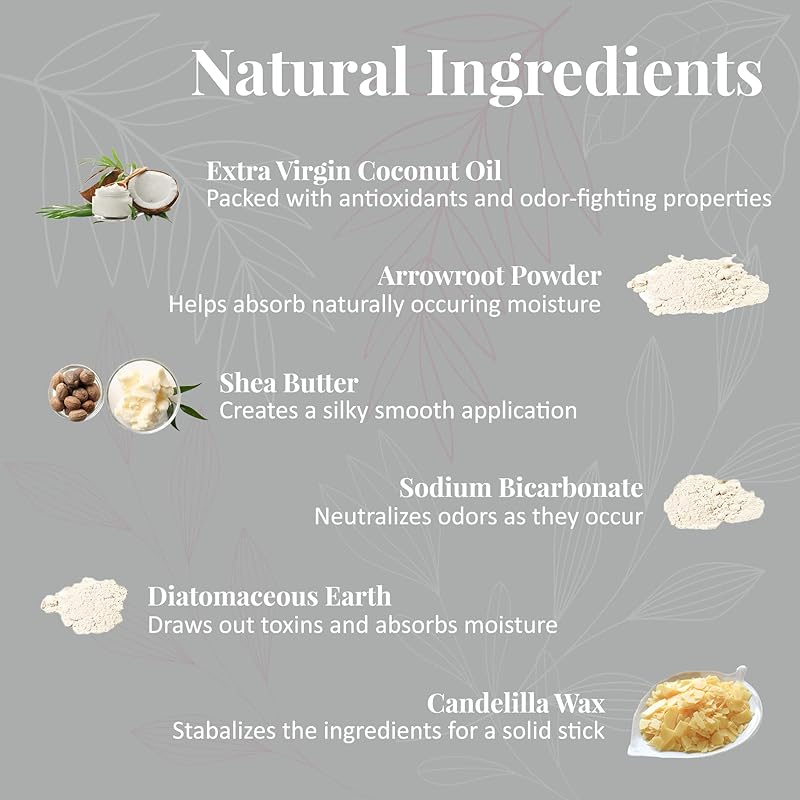 J&L Naturals Aluminum Free Deodorant for Men & Women | 100% Natural Ingredients With Coconut Oil, Shea Butter, & Essential Oils | Sustainable, Eco-Friendly (Woody & Spicy, 3.0 Oz (Pack of 4))