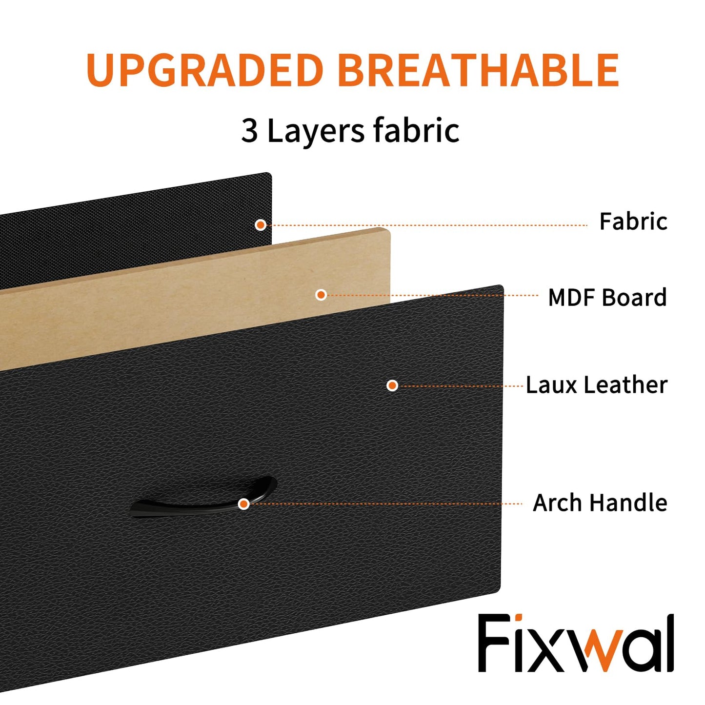 Fixwal Black Dresser for Bedroom with 9 Storage Drawers and Charging Station, Fabric Chest of Drawers for Kid Room, Entryway, Boy Bedroom