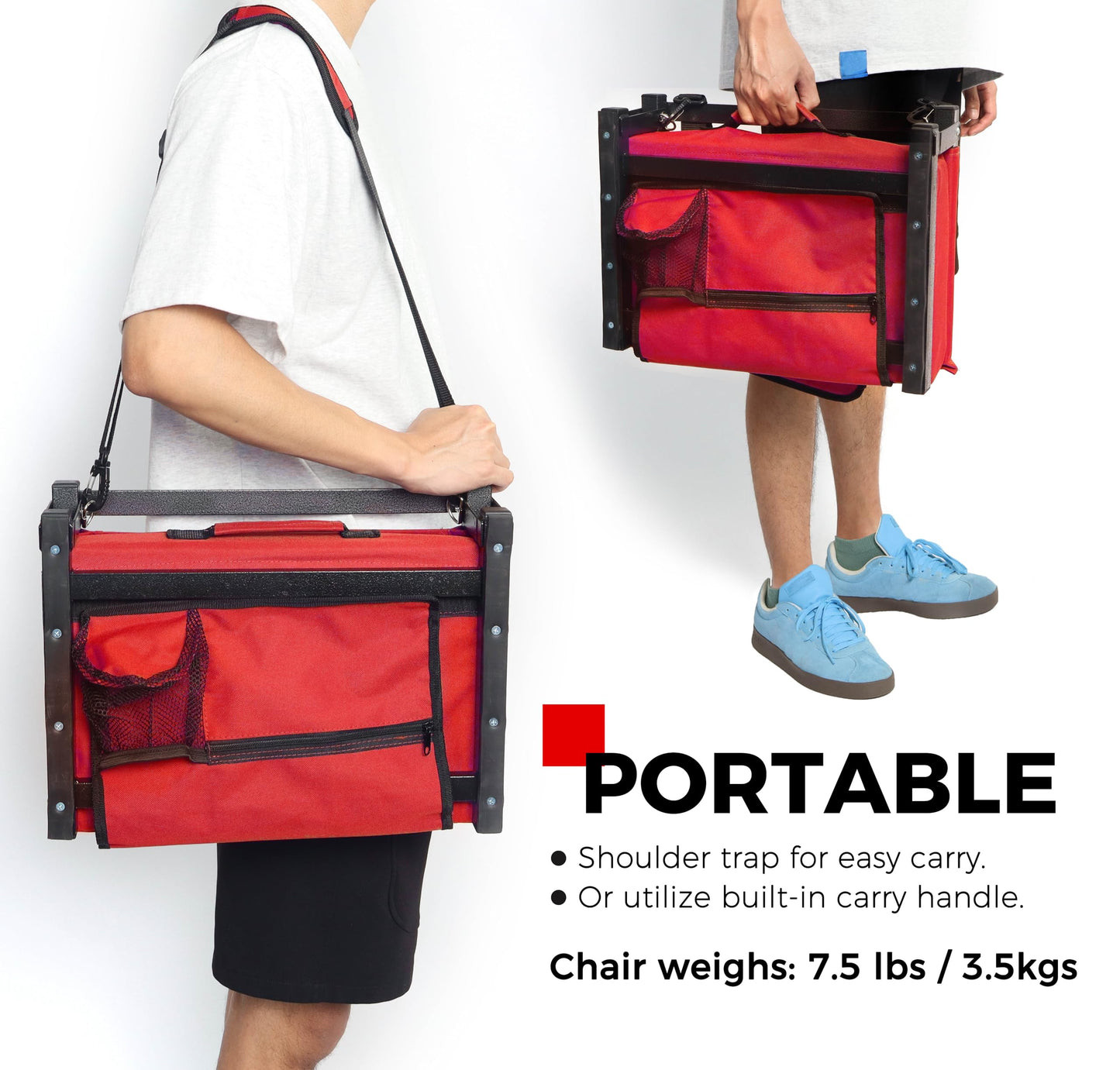 Stadium Seats with Back Support Bleacher Chairs with Back and Cushion Thick Padded Bleacher Seats Includes Shoulder Strap