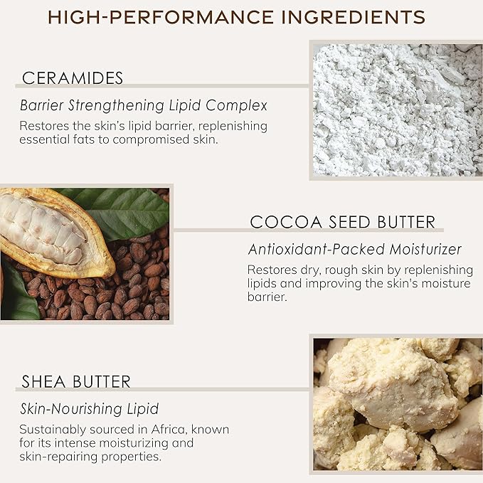 Deep Steep Body Butter with Ceramides for Intense Moisture 6oz (6 Ounces (Pack of 1), Lavender Vanilla)