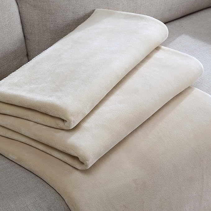 Calvin Klein - King Blanket, Super Soft Plush Bedding, Luxury Bed Blanket, Oeko-Tex Certified (Modern Reversible Solid Beige, King)