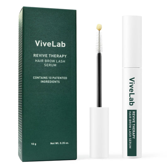 Biotin Lash Serum - Eyelash and Eyebrow Growth Serum for Thicker, Fuller Lashes and Brows, Korean Dermatologist-Developed, 0.35oz