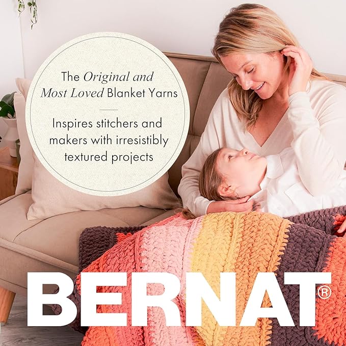 Bernat Blanket Extra ORCHI, 1 Pack, Gray Orchid