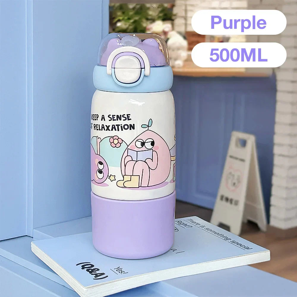 Kids Water Bottle For Outdoor  - Stainless Steel