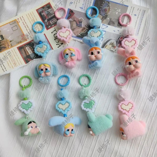 Kawaii Labubu CryBaby Keychain Pendant