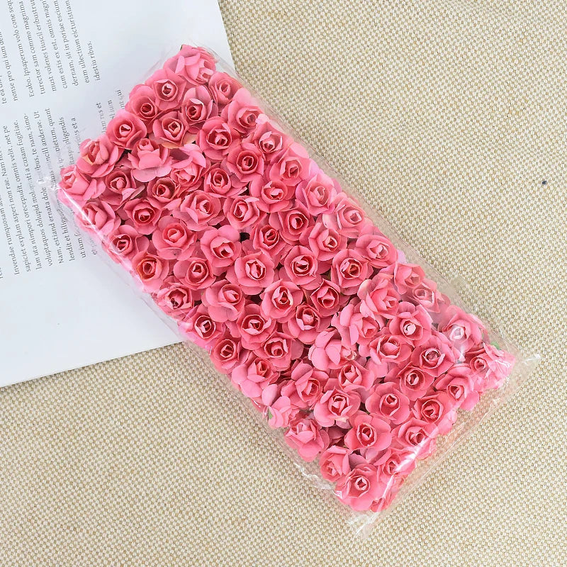 144pcs Mini Paper Rose Bouquet