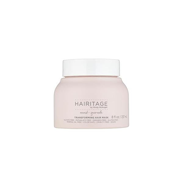 Hairitage Moisturizing Argan Oil Hair Mask Treatment for Anti-Frizz and Hydration - Deep Conditioning Curl Repair with Shea Butter, Aloe & Soy Protein Dry, Damaged Curly Soften Shine