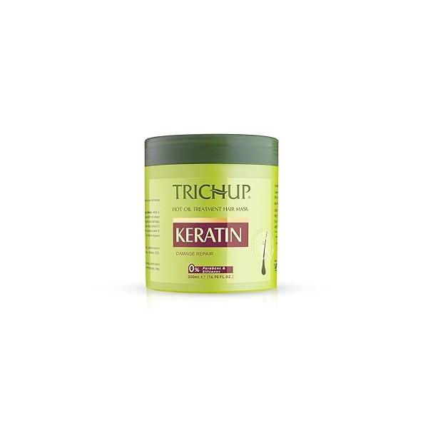 Keratin Hot Oil Treatment Hair Mask For Flexible, Strong & Manageable - 500ml